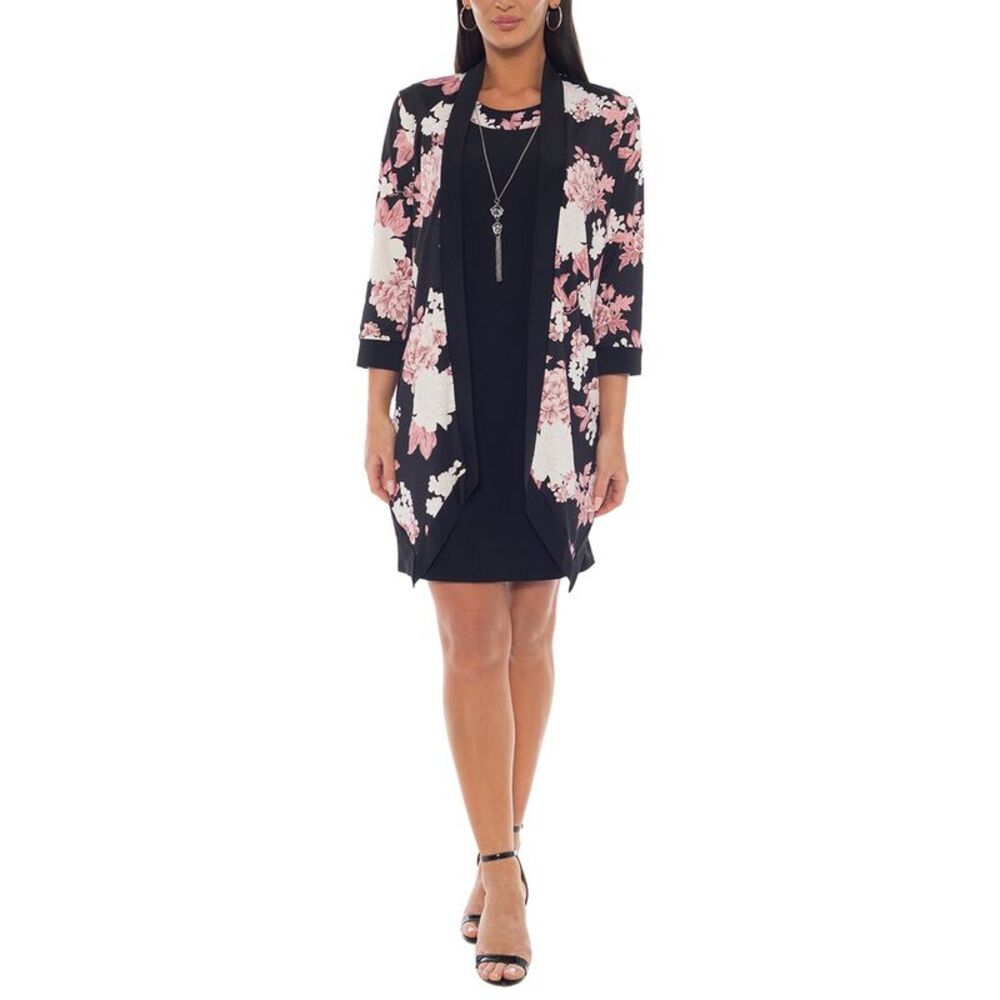 Marina Womens  Two Piece Mini Dress, Pink